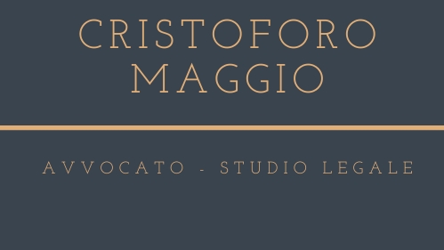 Avvocato Maggio Cristoforo