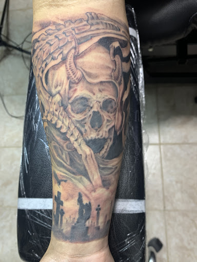 Explore monkey tattoo ideas, creative tattoo ideas in Minneapolis, available at Ink Addictionz Tattoo