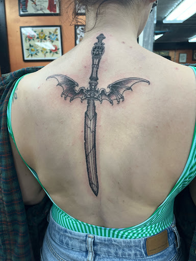 Explore fall leaf tattoo ideas, creative tattoo ideas in Hernando, available at Blue Panther Tattoo Co