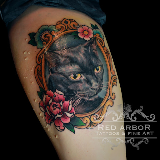 Explore tattoo ideas on side of stomach, creative tattoo ideas in Tea, available at Red Arbor Tattoo