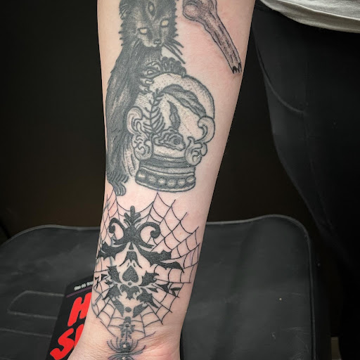 Explore passing away tattoo ideas, creative tattoo ideas in Cincinnati, available at Opal Moon Tattoo