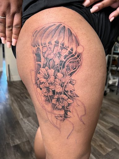 Explore rip tattoo ideas for females, creative tattoo ideas in Fremont, available at Inkies Tattoo Studio