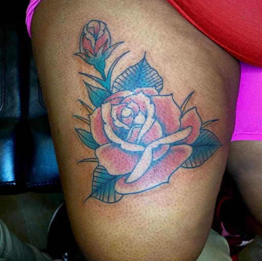 Explore papa bear tattoo ideas, creative tattoo ideas in Charlottesville, available at Have Heart Tattoo