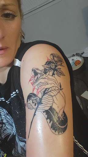 Explore queen tattoo ideas, creative tattoo ideas in Benton, available at Relics Tattoo Studio