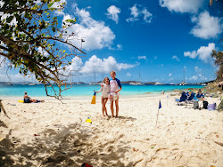 Caneel Bay beach'in fotoğrafı küçük koy ile birlikte