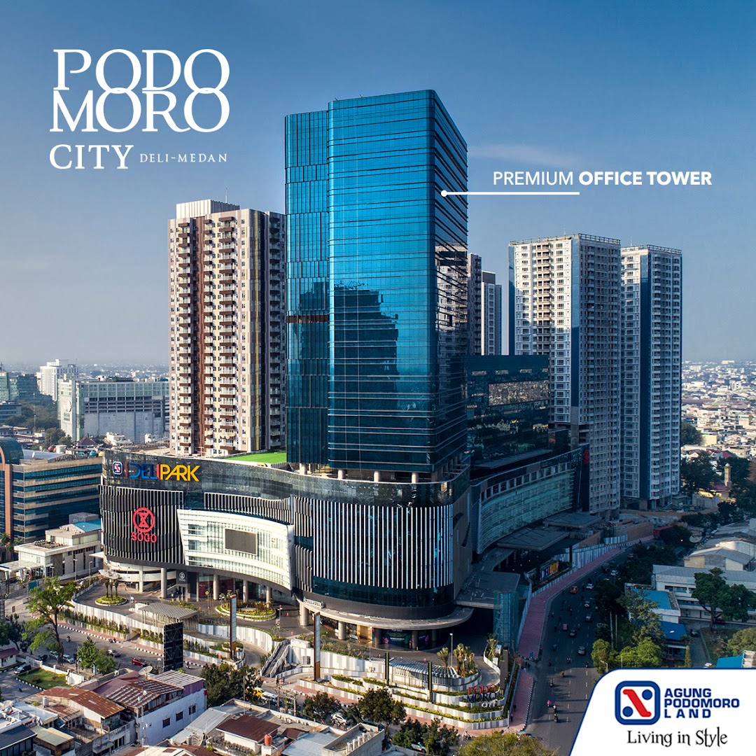 Gambar Gedung Perkantoran Premium Podomoro City Deli Medan