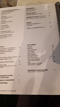 Balthazar à Nice menu