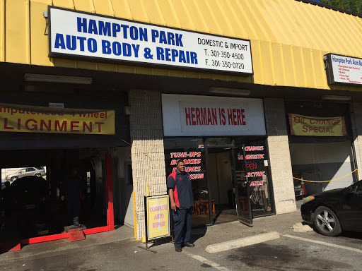 Auto Repair Shop «Hampton Park Auto Body & Repair», reviews and photos, 21 Hampton Park Blvd, Capitol Heights, MD 20743, USA