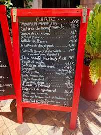 Carte du Restaurant La Villa à Sète