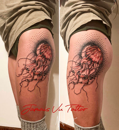 Explore zeus tattoo ideas, creative tattoo ideas in Bozeman, available at Jamais Vu Tattoo