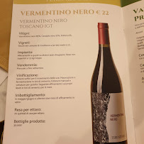 Menu du Panigacci WOW à Sarzana