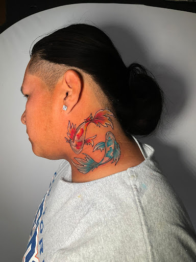 Explore rectangle tattoo ideas, creative tattoo ideas in Corona, available at Crop Circles Tattoo Studio