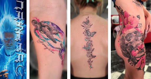 Explore dog tattoo ideas small, creative tattoo ideas in Richland, available at Ink Injection