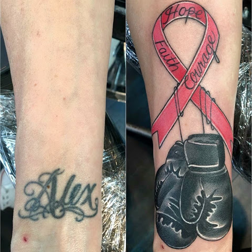 Explore finger tattoo ideas for women, creative tattoo ideas in Kansas City, available at Stormy Tattoo