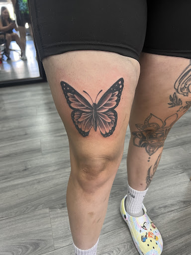 Explore negative space tattoo ideas, creative tattoo ideas in Turlock, available at Moezart Tattoo