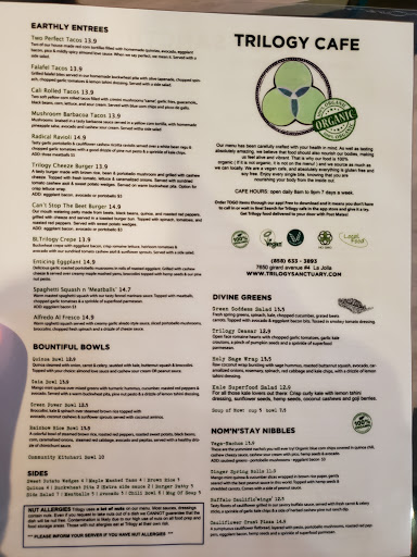 Vegan Restaurant «Trilogy Sanctuary», reviews and photos, 7650 Girard Ave #400, La Jolla, CA 92037, USA
