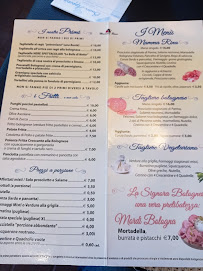 Menu du Baita Mamma Rina - Crescentine e Tigelle à Zola Predosa