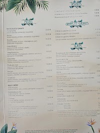 Menu / carte de La Maison de la Dune à Bray-Dunes