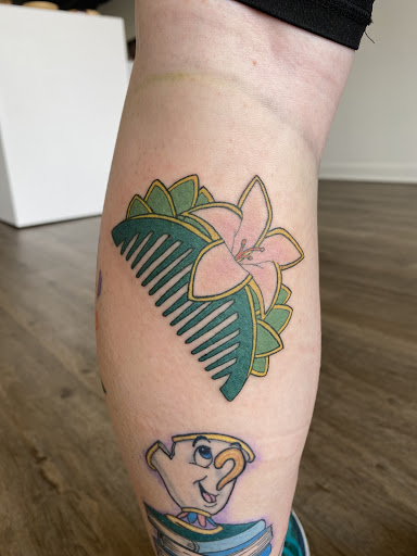 Explore compass tattoo ideas for guys, creative tattoo ideas in Lancaster, available at MermGoddess Tattoo Studio & Gallery