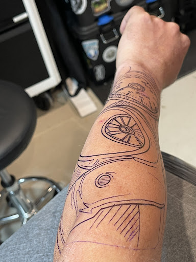 Explore cute ghost tattoo ideas, creative tattoo ideas in Weatherford, available at Weatherford Tattoo Co.