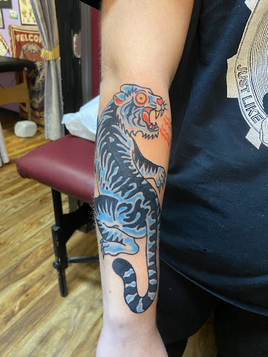 Explore crossword tattoo ideas, creative tattoo ideas in Peabody, available at Thousand Needles Tattoo