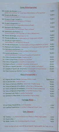 Pizzeria La Rucola à Düsseldorf menu
