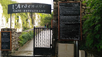 Restaurant L'ardenave à Labeaume - menu / carte