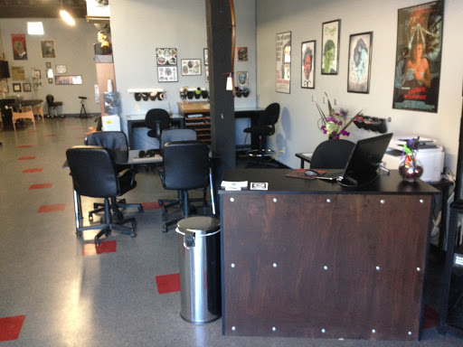 Explore two face tattoo ideas, creative tattoo ideas in Saint Paul, available at Black Coffin Tattoo