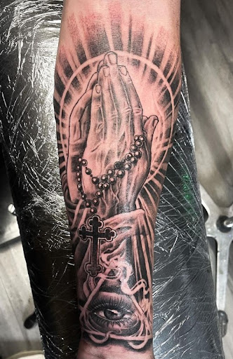 Explore tattoo ideas with your child's name, creative tattoo ideas in Mesa, available at Ranger Tattoo & Piercing