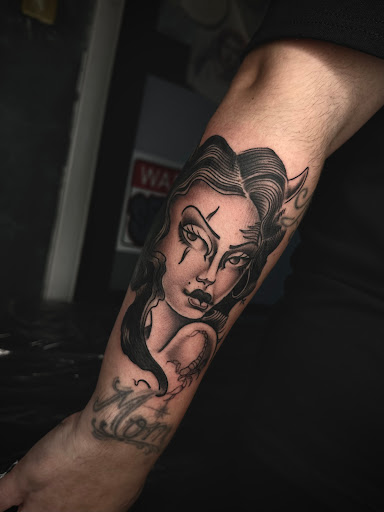 Explore leo tattoo ideas male, creative tattoo ideas in Southampton, available at Le Uke Tattoo Studio