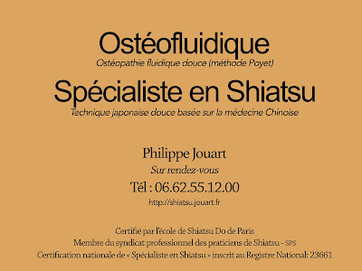 Ostéopathie fluidique (Poyet) et Shiatsu Marseillan à Marseillan