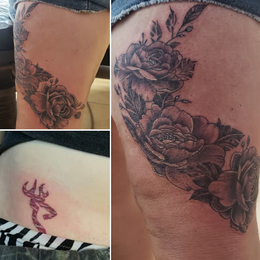 Find chrysanthemum tattoo ideas for your next unique tattoo in Elko at Custom Tattoos and Body Piercing Studio