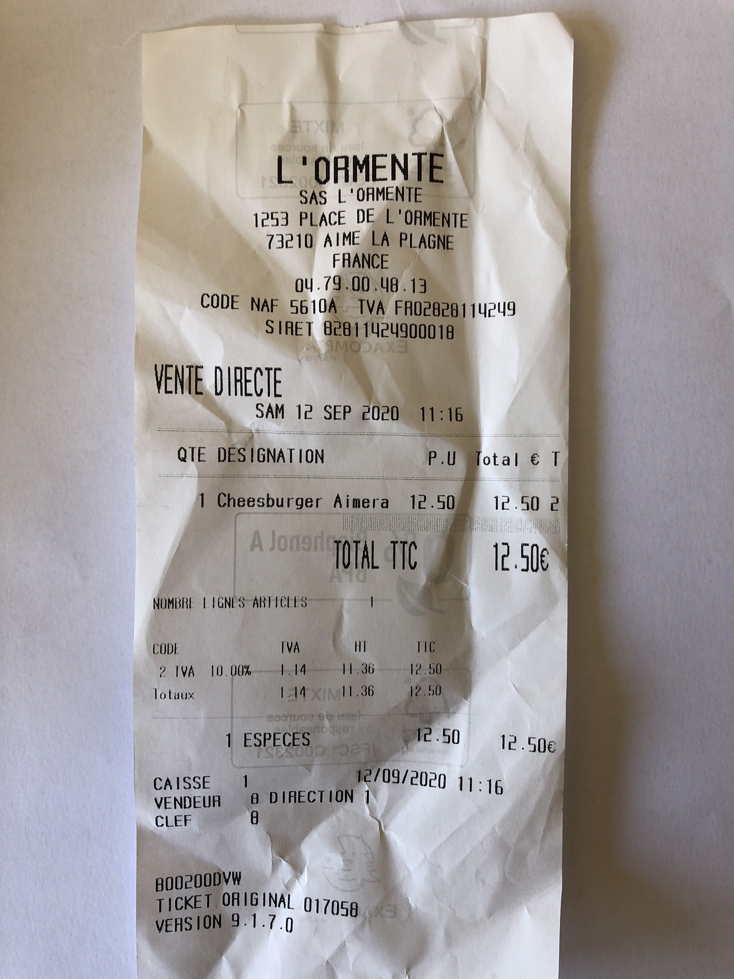 Photo n° 1 de l'avis de X.r fait le 12/09/2020 à 10:21