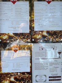 Menu du La Olla Pub Restaurant à Fréjus