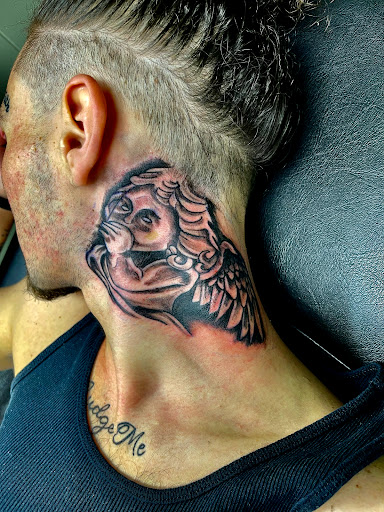Explore moto tattoo ideas, creative tattoo ideas in Gadsden, available at Zekez Inkz Tattoos & Piercings