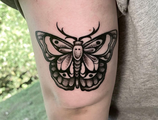 Explore tattoo ideas with husband's name, creative tattoo ideas in Marietta, available at The Queen Bee Tattoo and Piercing Parlour