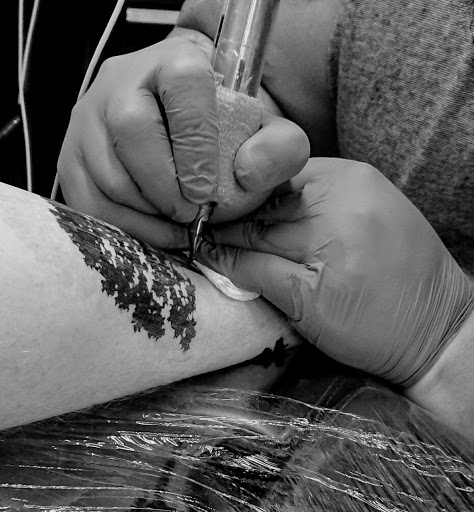 Explore rose sleeve tattoo ideas, creative tattoo ideas in Las Cruces, available at Irish Ink Tattoo