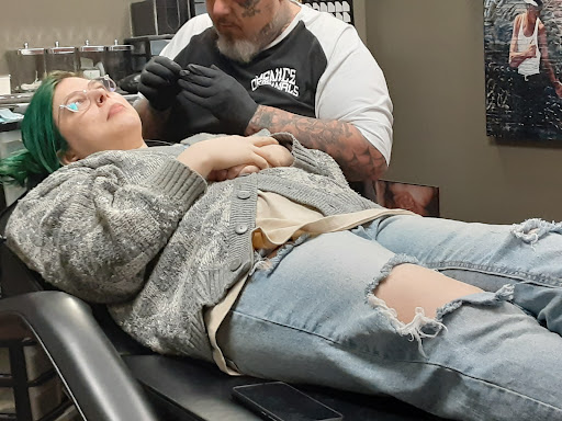 Explore lightning tattoo ideas, creative tattoo ideas in Overland Park, available at Classic Tattoo and Body Piercing