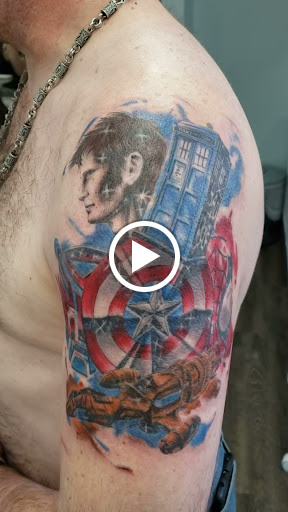 Explore cover up tattoo ideas, creative tattoo ideas in Lawrenceville, available at Steele Ink Studios Body Art