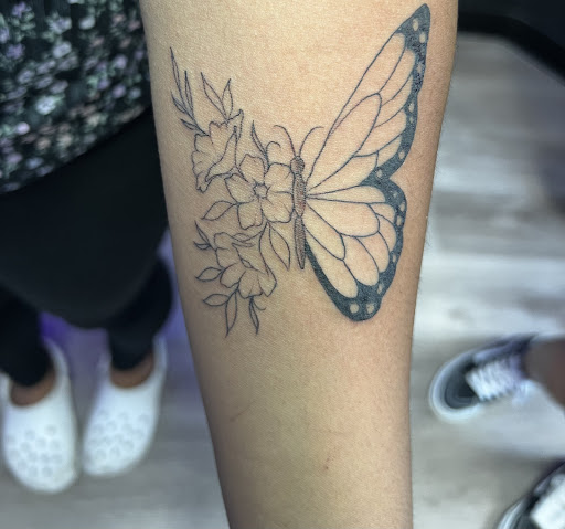 Explore addiction tattoo ideas, creative tattoo ideas in Apple Valley, available at 21st Vintage Tattoo