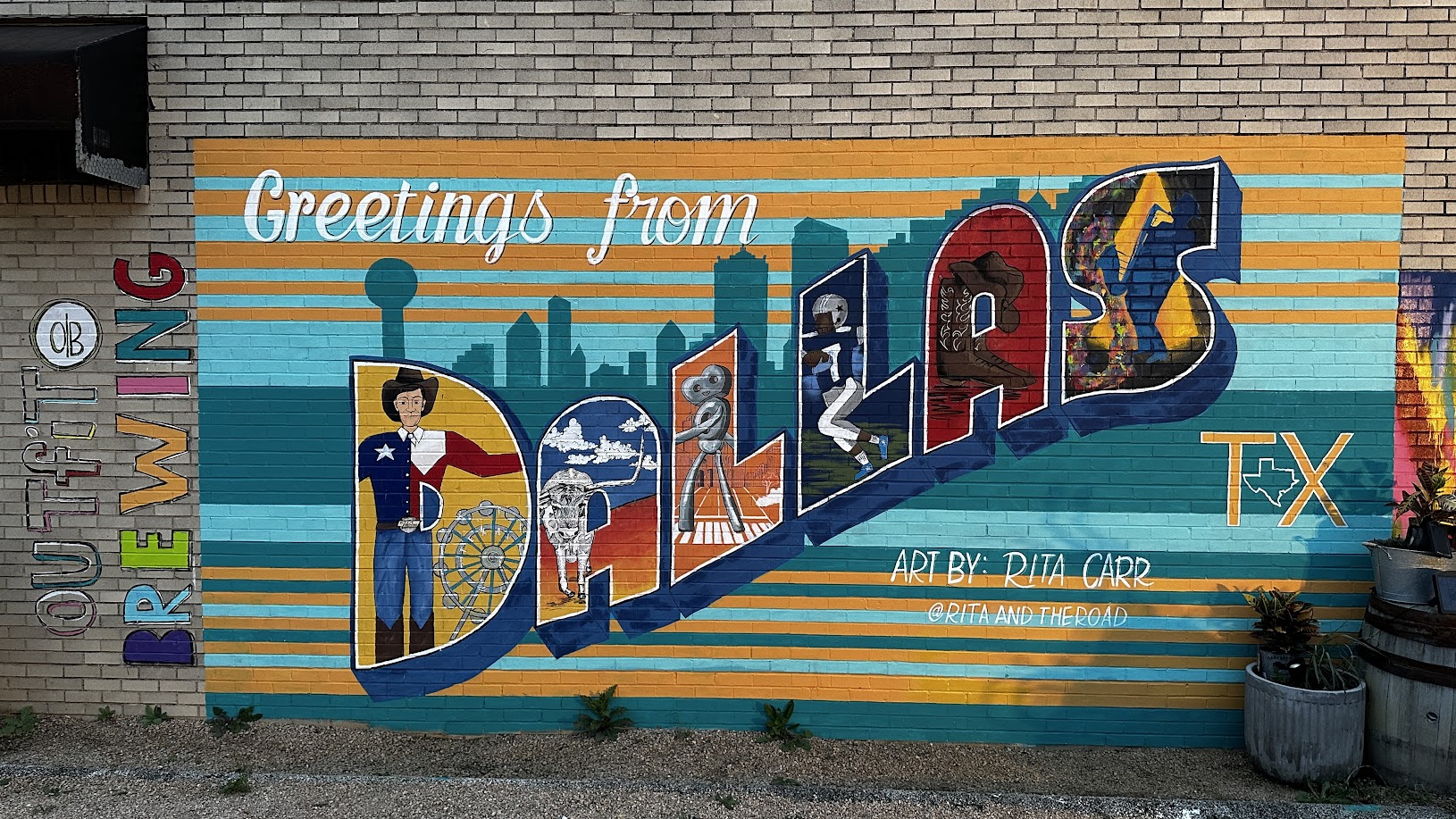 Greetings from Dallas Mural