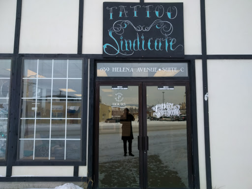 Explore colorful sleeve tattoo ideas, creative tattoo ideas in Helena, available at Tattoo Sindicate