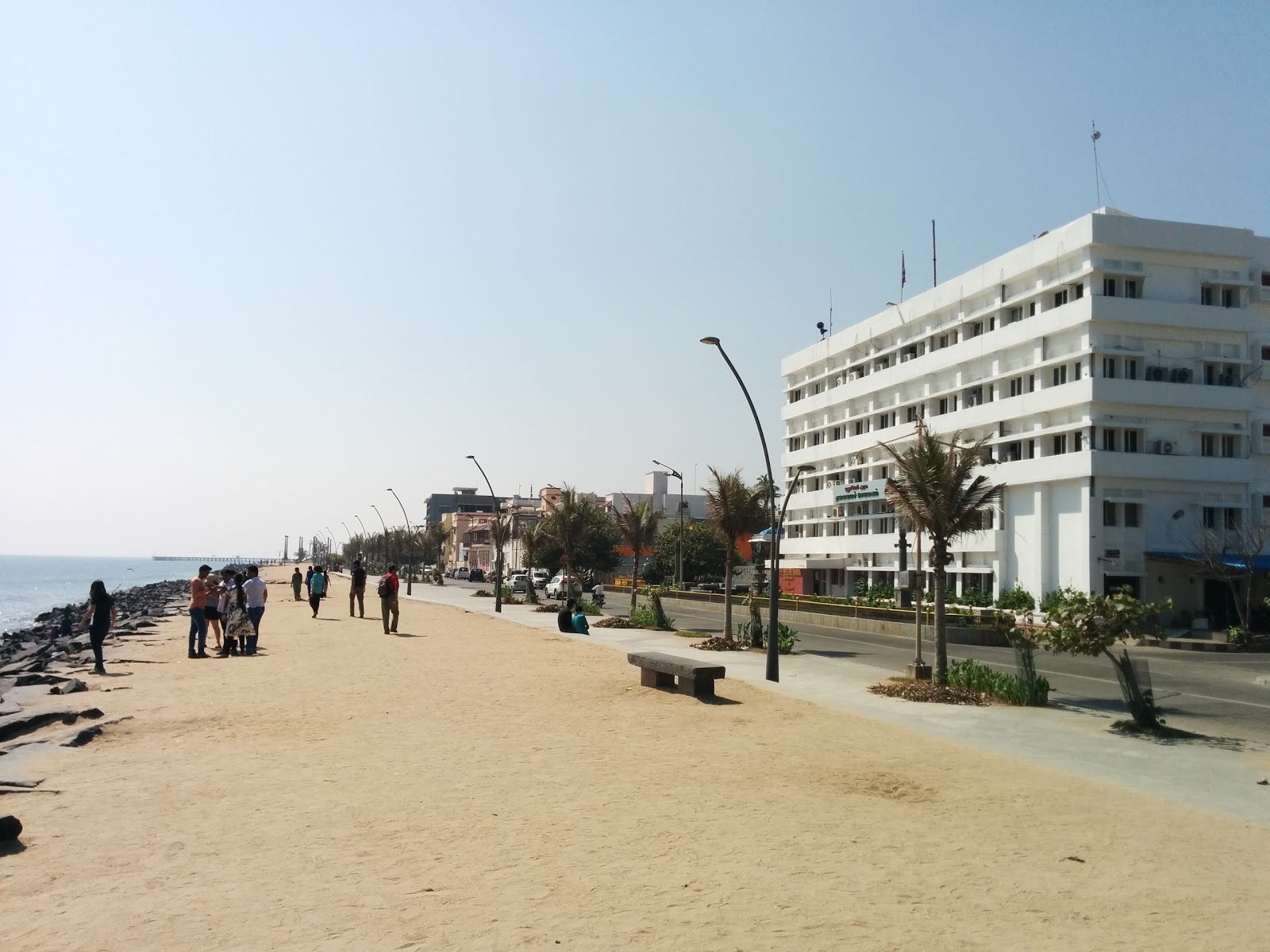 Zdjęcie Pondicherry Beach z proste i długie