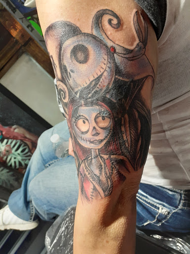 Explore mateo tattoo ideas, creative tattoo ideas in Muncie, available at Obscura Tattoo shop and Oddity Collective