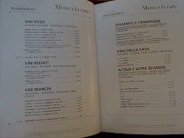 Menu / carte de Ristorante Pausania Inn à Tempio Pausania