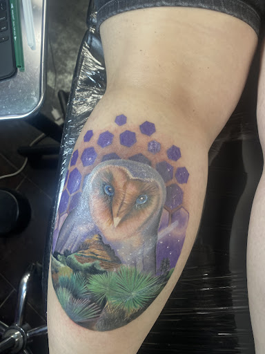 Explore small sleeve tattoo ideas, creative tattoo ideas in Mesa, available at Smiley Ink Tattoos