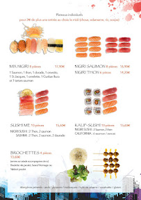 Cosmo Sushi Mougins/ Le Cannet à Mougins menu