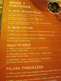 Carte du El Chivito Montpellier, Cuisine D’Amérique Latine à Montpellier