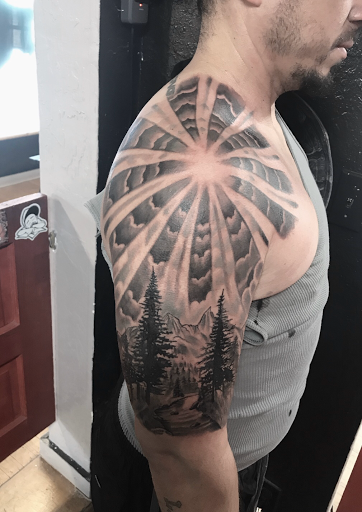 Explore let go and let god tattoo ideas, creative tattoo ideas in Silver City, available at Independent Ink Tattoo