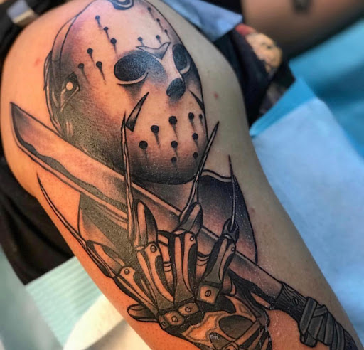 Explore tattoo ideas for grandfather, creative tattoo ideas in Fremont, available at Inkies Tattoo Studio